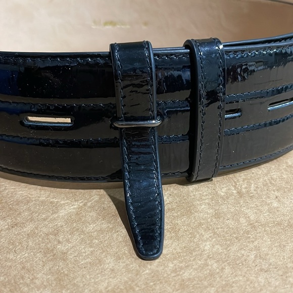 31 philliplim black patent leather belt size m - Picture 4 of 5